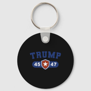 Chaveiro Trump 45 E Trump 47 Grande Americano 