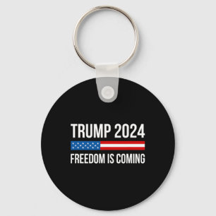 Chaveiro Trump - A Liberdade Está Chegando -
