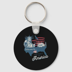 Chaveiro Trump America's Golfo México Funny Trump Usa Flag