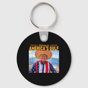 Chaveiro Trump America's Golfo México Presidente Trump Somb