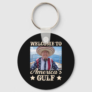 Chaveiro Trump America's Golfo México Presidente Trump Somb