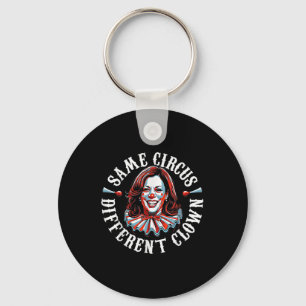 Chaveiro Trump Anti Kamala Harris Mesmo Circo Diferente Clo