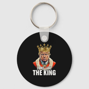 Chaveiro Trump Antigo Viva o Rei Patriota Americano