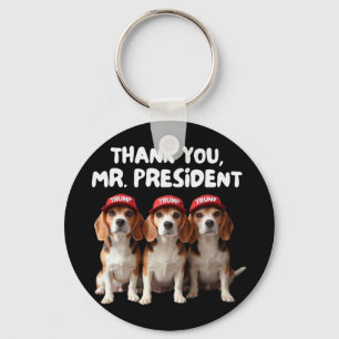 Chaveiro Trump Beagles For Trump Supporter Dog Owner Man Wo