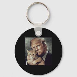 Chaveiro Trump E Gato - Meme Engraçado Do Gato Trump