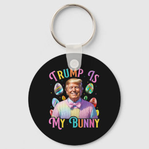 Chaveiro Trump É Meu Coelho Caça de Ovos da Primavera Faz P