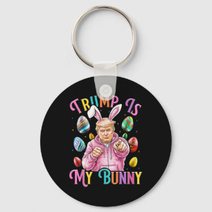 Chaveiro Trump É Meu Coelho de Pascoa Caça Ovos Faz Páscoa