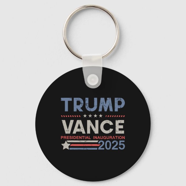 Chaveiro Trump E Vance Presidente Dia De Posse 2025 Me (Frente)