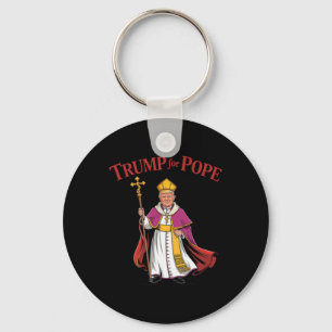 Chaveiro Trump engraçado para o Papa católico Vaticano Papa