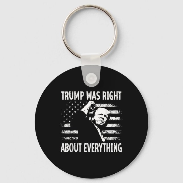Chaveiro Trump Estava Certo Sobre Tudo O Engraçado Fl Ameri (Frente)