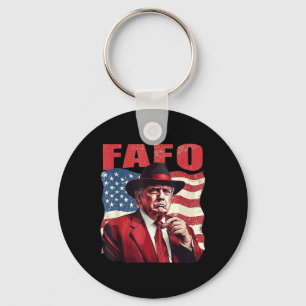 Chaveiro Trump Fafo Funny Fafo Trump American Flag