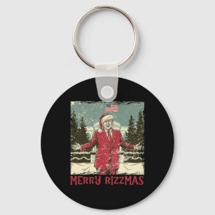 Chaveiro Trump Feliz Rizzmas Engraçado Dança Humorística Ch