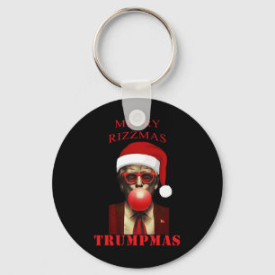 Chaveiro Trump Feliz Rizzmas Trumpmas Engraçado Bubbbb de N