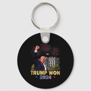 Chaveiro Trump Ganhou 2024 Presidente 47 Da Casa Branca Don