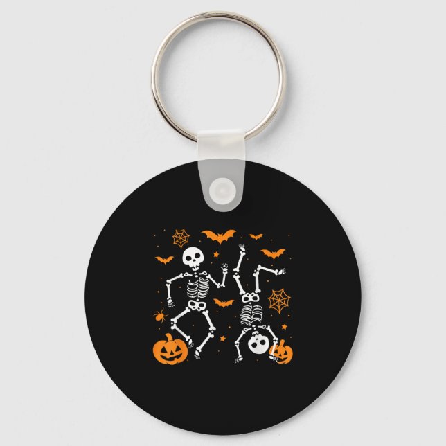 Chaveiro Trump Halloween Esqueleto Engraçado  (Frente)