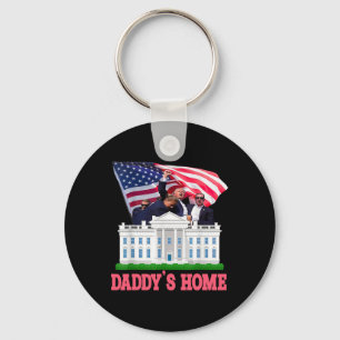 Chaveiro Trump Home Bye Pai Tchau Joe Biden Cai Fogueira Pa