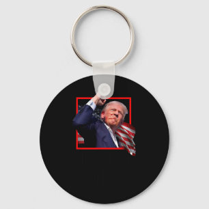 Chaveiro Trump Luta Combatendo Combatentes Apoiadores Ameri