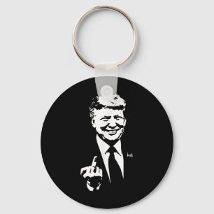 Chaveiro Trump Middle Finger, Trump Fu 2024, Trump For Pres