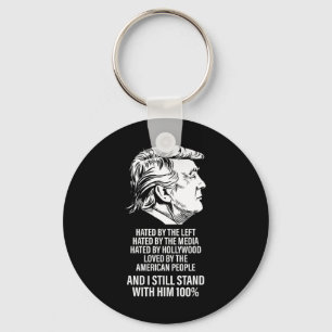 Chaveiro Trump Odeado Pela Esquerda Odeado Pela Mídia