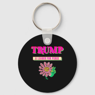 Chaveiro Trump Paz Presidente Trump Um Líder Para a Paz