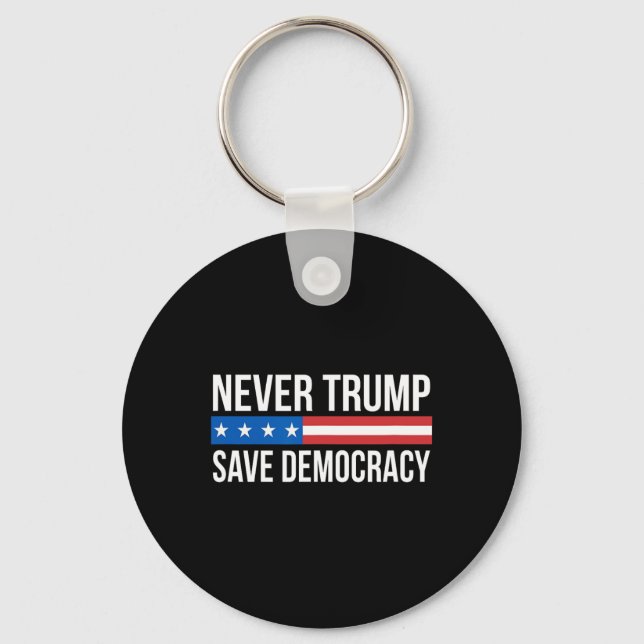 Chaveiro Trump - Salve a Democracia -  (Frente)