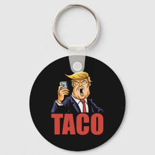 Chaveiro Trump Sempre Desiste Piada Engraçada do Taco Retro