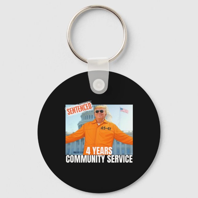 Chaveiro Trump sentenciada por 4 anos de serviço comunitári (Frente)