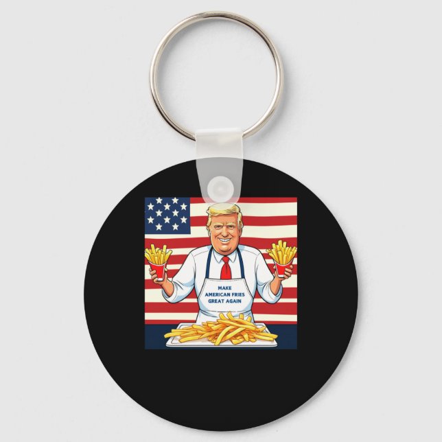 Chaveiro Trump Servindo Mcdonalds Fries (Frente)