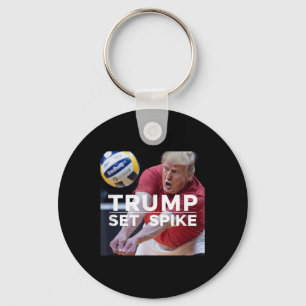 Chaveiro Trump Set Spike Engraçado Jogador Político De Vole