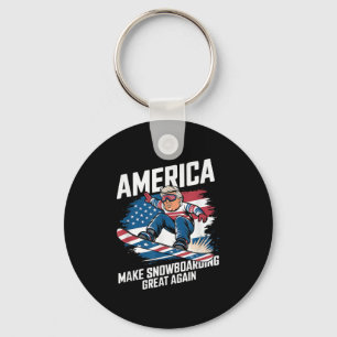 Chaveiro Trump Snowboard Usa - Faça o Excelente de Snowboar