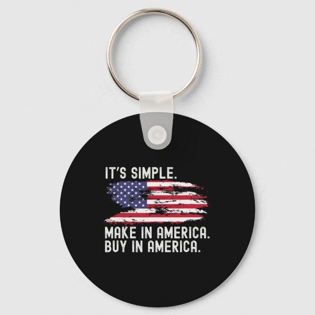 Chaveiro Trump Tariff Trade Make in America Comprar (Frente)
