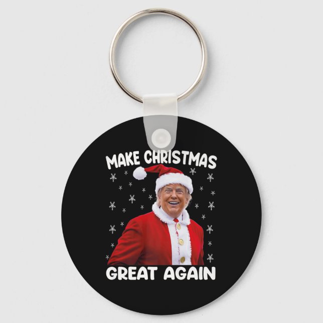 Chaveiro Trump Torna Excelente de Natal Novamente Papais no (Frente)