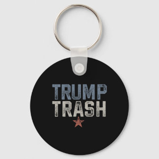 Chaveiro Trump Trash 2025 Retro Distressed Vintage Garbyge