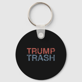 Chaveiro Trump Trash 2025 Retro Grunge Vintage Garbyge For