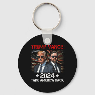 Chaveiro Trump Vance 2024 Donald Trump J.d. Vance Take Amer