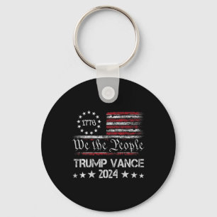 Chaveiro Trump Vance 2024 Retro Stripe Jd Vance (em B)