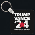 Chaveiro Trump Vance 2024 Votação Trump 2024 Eleições<br><div class="desc">Trump Vance 2024 Votação Trump 2024 Eleições</div>
