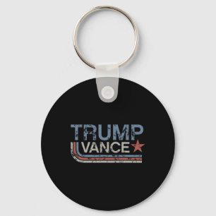 Chaveiro Trump Vance 2025 Vintage Grunge Retro Listra Retro
