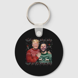Chaveiro Trump Vance Brothers Funny Ugly Christmas Xmas Swe
