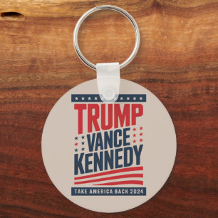 Chaveiro Trump Vance Kennedy Devolvam a América 2024