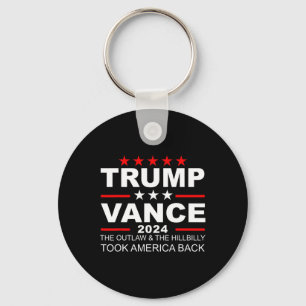 Chaveiro Trump Vance Nós Ganhamos Fora da Lei Hill Tomou By