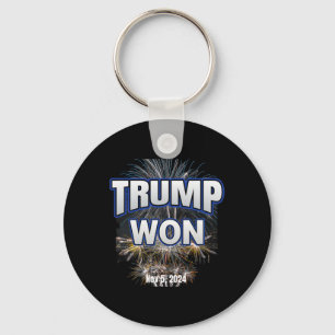 Chaveiro Trump Venceu Celebração da Vitória de Trump Eleiçã