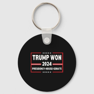 Chaveiro Trump Won 2024 Presidente Câmara Senada Mega Repúb