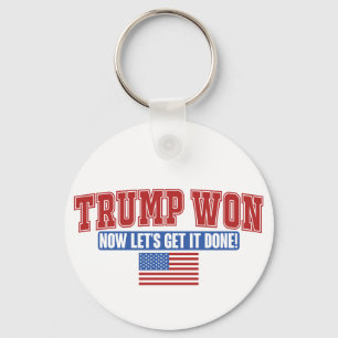 Chaveiro Trump Won Agora Vamos