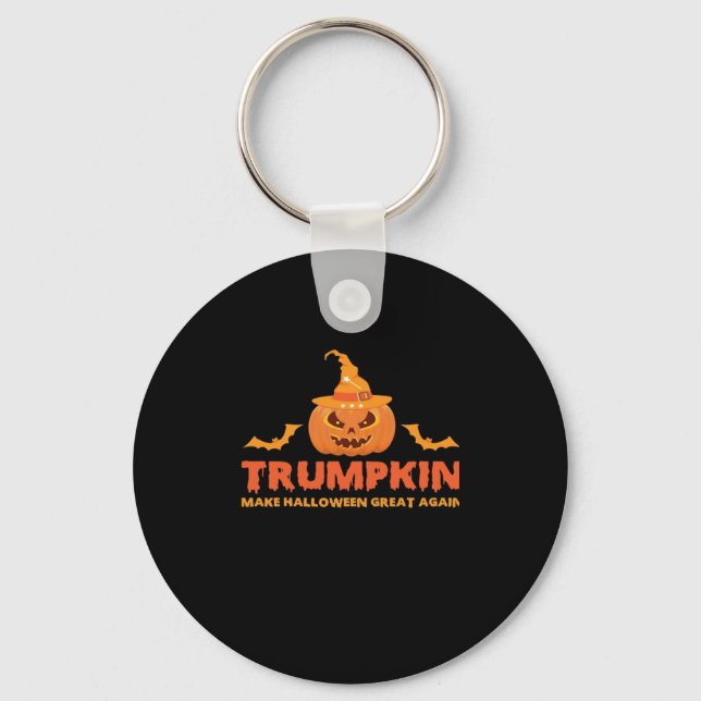 Chaveiro Trumpkin Faz Excelente De Halloween Novamente (Frente)