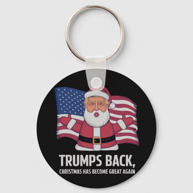 Chaveiro Trump's Back: Natal se tornou Excelente novamente (Frente)