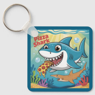 Chaveiro Tubarão-pizza