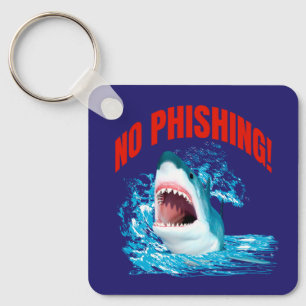 Chaveiro Tubarão Sem Phishing Divertido