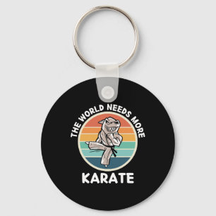 Chaveiro Tubarão Vintage O Mundo Precisa De Mais Karate Ret