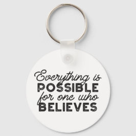 Chaveiro Tudo é possível para quem acredita